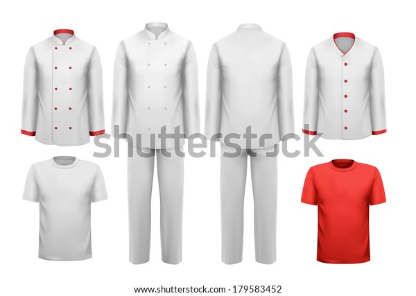 Set Various Work Clothes Vector Illustration Stock Vector (Royalty Free ...