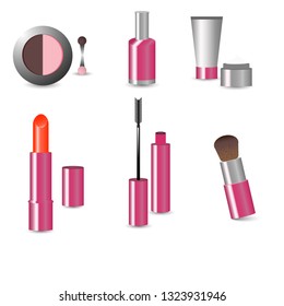 Сosmetic set vector