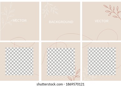 Design Backgrounds Social Media Banner Set Stock Vector (Royalty Free ...