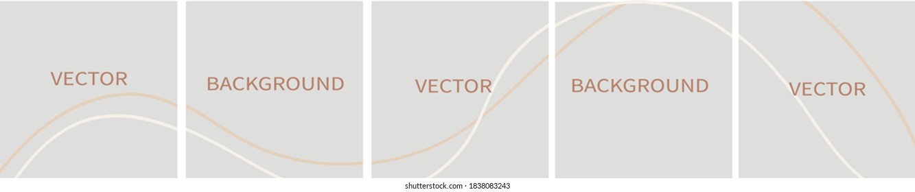 Set of vector abstract backgrounds with copy space for text.Suitable for social media posts, mobile apps, banners design and web/internet. Doodle style. square flyer.