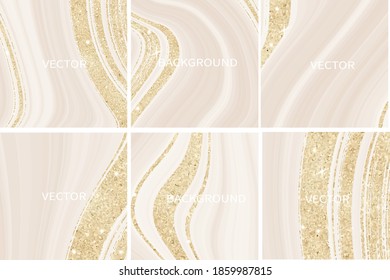 Set of vector abstract backgrounds with copy space for text. Suitable for social media posts, mobile apps, banners design and web/internet. style. square flyer banner