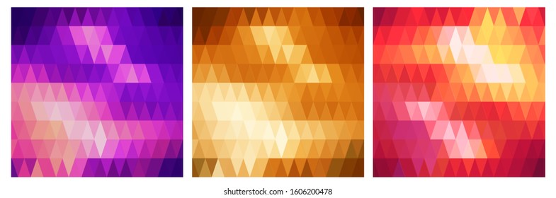 A set of vector abstract backgrounds for web design and stock illustration.