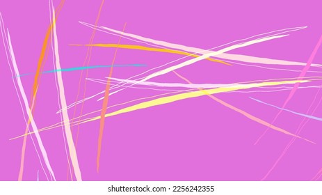 Set of vector abstract creative backgrounds in minimal trendy style. Modern templates for social media post stories. Fun doodle pattern.  Art landscape with abstract geometric shapes and colors.