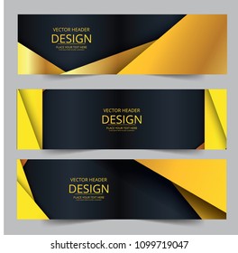 Set Vector abstract design banner web template. Modern vector banners with wavy wave banner web background. banner wave web header background for web design. Can be adapt to Brochure, Annual Report.
