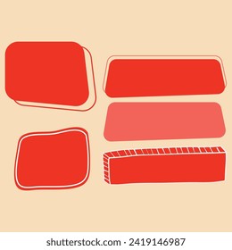 Set of vector abstract hand-drawn doodle elements for your design