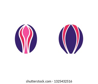 Set of Vector abstract logo design elements