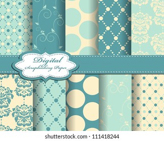 conjunto de papel abstracto vectorial para la hoja de cálculo