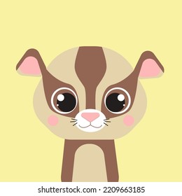 Set of vector animals in cartoon style. Cute animals of Australia. A collection of small animals in the children's style. Cockatoo, duckbill, kangaroo, koala, sugar possum