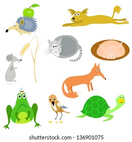 set of vector animals, EPS10