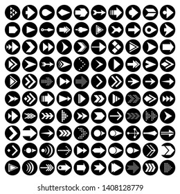 Set of vector arrows. Arrows Black vector on white background. Arrow vector icon. Arrow icon. Arrows Collection 
