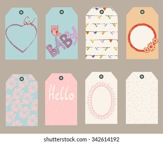 Baby Gift Tags Images Stock Photos Vectors Shutterstock