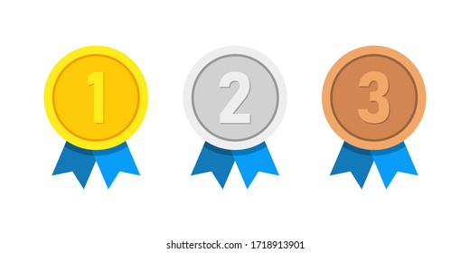 Second Place Medal Images Stock Photos Vectors Shutterstock