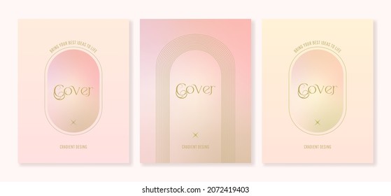 Set vector background templates and gradient   linear shapes in minimal style  For covers  wallpapers  branding  social media   other projects  Just add your own text 