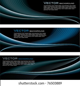 Set of Vector Backgrounds. Abstract Design.