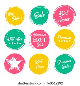 Set of vector badges