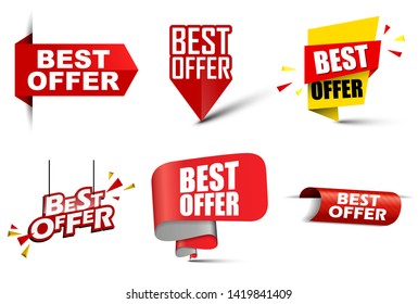 set vector banners best offer