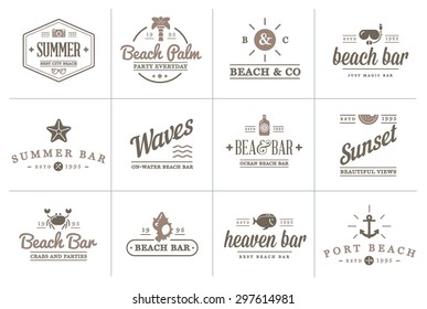 Logo Beach Bar Images, Stock Photos & Vectors | Shutterstock