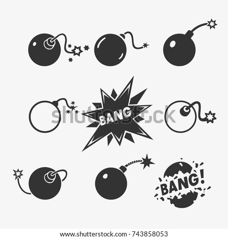 Set of Vector Bomb Symbols