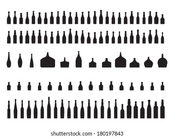 Set Vector Bottles Stock Vector (Royalty Free) 180197843 | Shutterstock