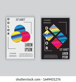 Set of vector brochure cover templates eps 10