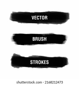 conjunto de trazos de pincel vectorial