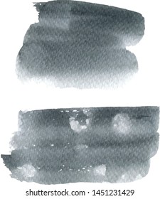 Set of vector brush strokes. Dirty ink texture splatters. Grunge rectangle text boxes