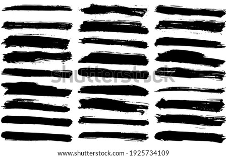 	
Set of vector brush strokes. Dirty ink texture splatters. Grunge rectangle text boxes	
