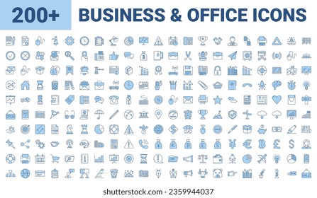 Set vector business, banking and finance icons set. Icons for business, management, finance, strategy, banking, marketing and accounting for mobile concepts and web. Modern pictogram