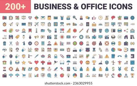 Set vector business, banking and finance icons set. Icons for business, management, finance, strategy, banking, marketing and accounting for mobile concepts and web. Modern pictogram