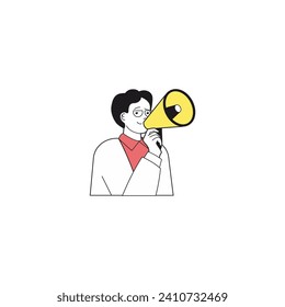 set of vector business pose elements set