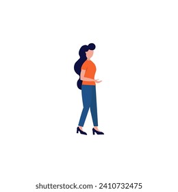 set of vector business pose elements set