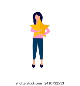 set of vector business pose elements set