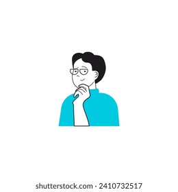 set of vector business pose elements set