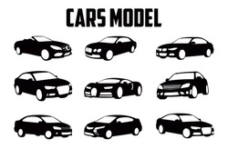 Set Of Vector Car Models