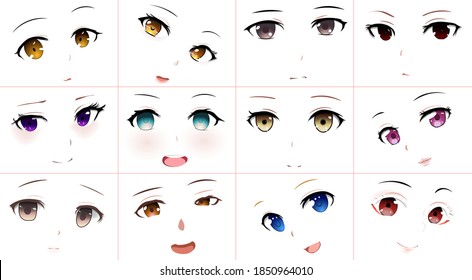 Cute Anime Girl Eyes gambar ke 1