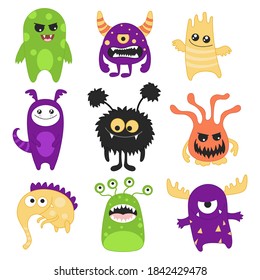 Fluffy Monsters Stock Vector (Royalty Free) 170353292 | Shutterstock