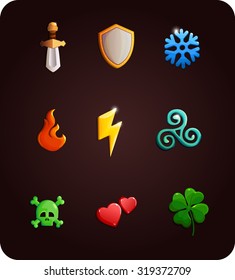 configurar iconos de caricatura vectorial
