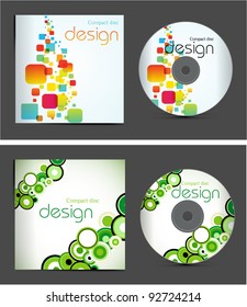 set vector cd cover design