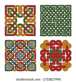 set of vector celtic ornaments
