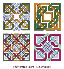 Set of vector celtic ornaments