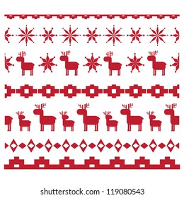 set of vector christmas elements
