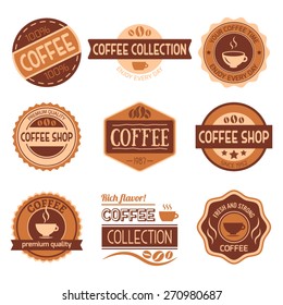 Logo Coffee Cafe Icon Wood Barista Stock Vector (Royalty Free) 192142034