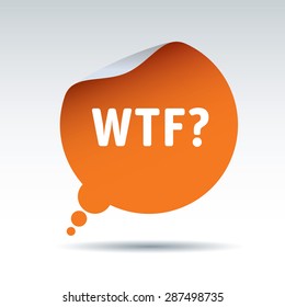 Set of vector color stickers and bubbles.