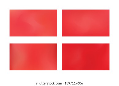 set of Vector Color Transititon Texture., Festive glowing a bright background. Abstract red gradient mesh background