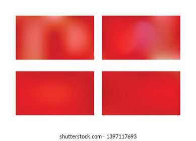 set of Vector Color Transititon Texture., Festive glowing a bright background. Abstract red gradient mesh background