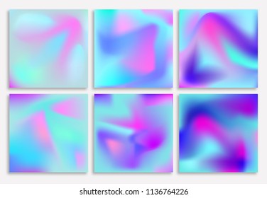 Set of vector colorful abstract backgrounds. Applicable for banner, cover, flyer, brochure, wallpaper, invitation card,poster.