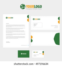 set of vector corporate identity templates