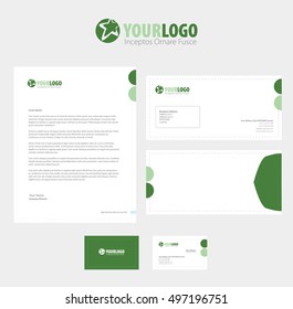 set of vector corporate identity templates
