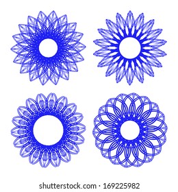 Set of vector decorative elements