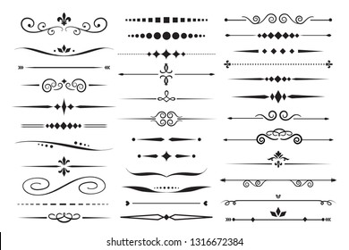set of vector decorative elements for design